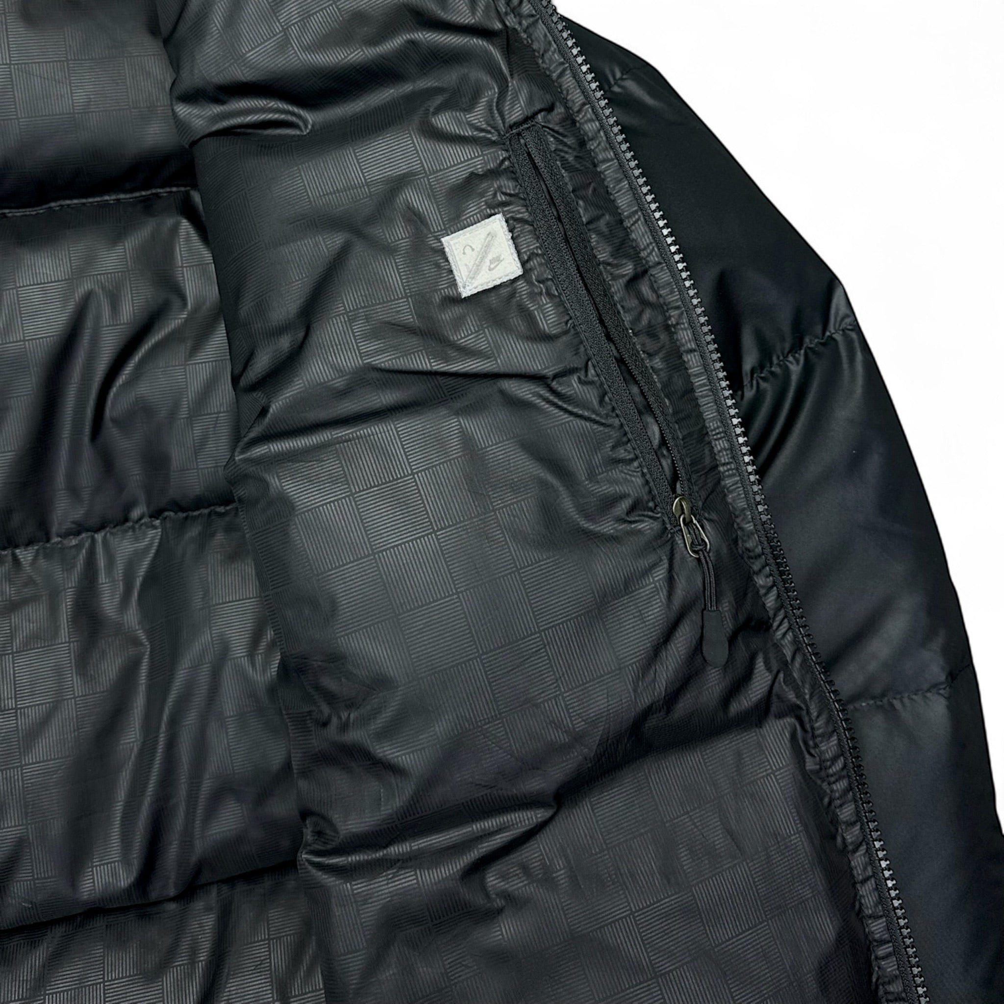 Vintage Puffer Daunenjacke Schwarz-Maverick