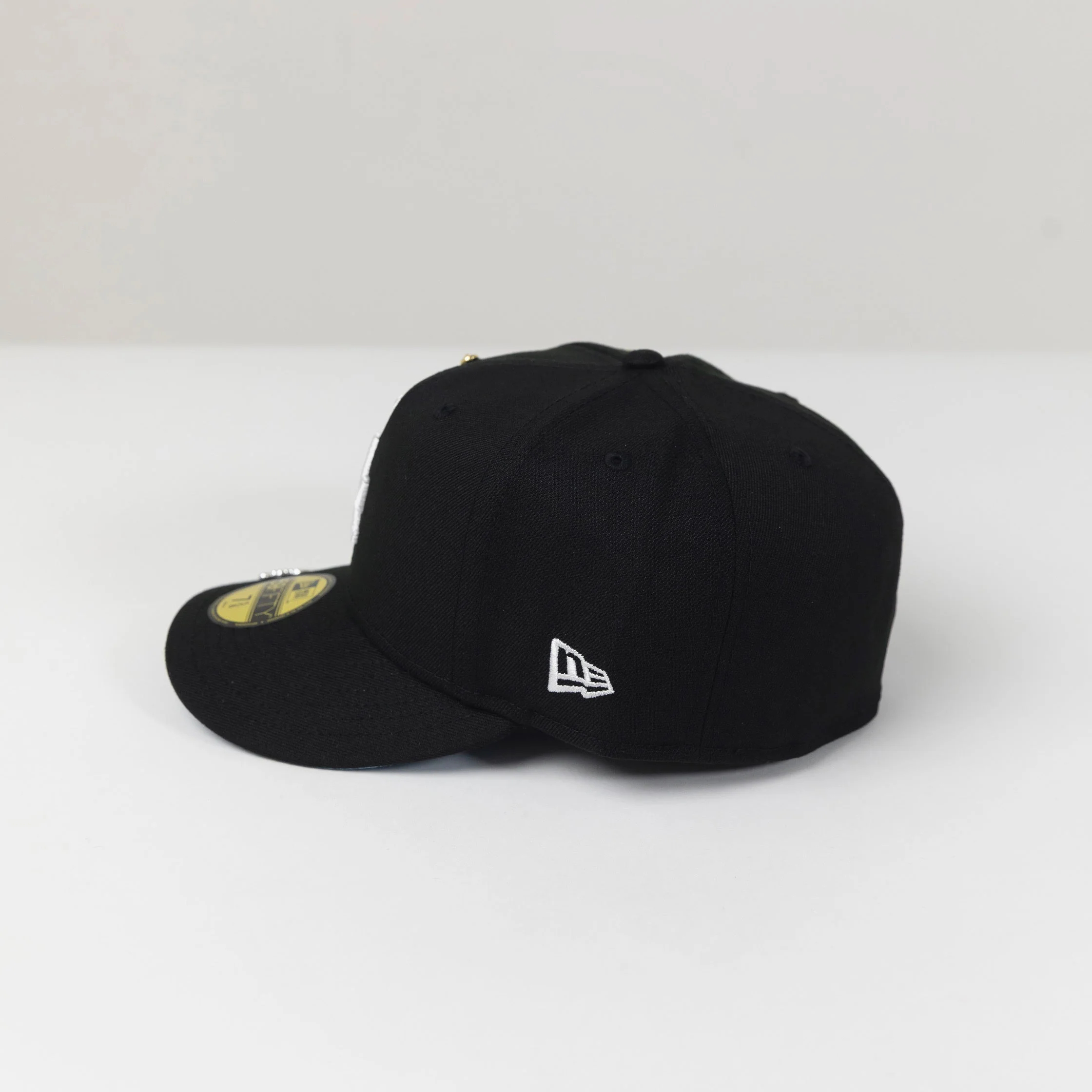 NEW ERA 59FIFTY BLACK LOS ANGELES DODGERS W/ 40TH ANNIVERSARY SIDE PATCH-Maverick