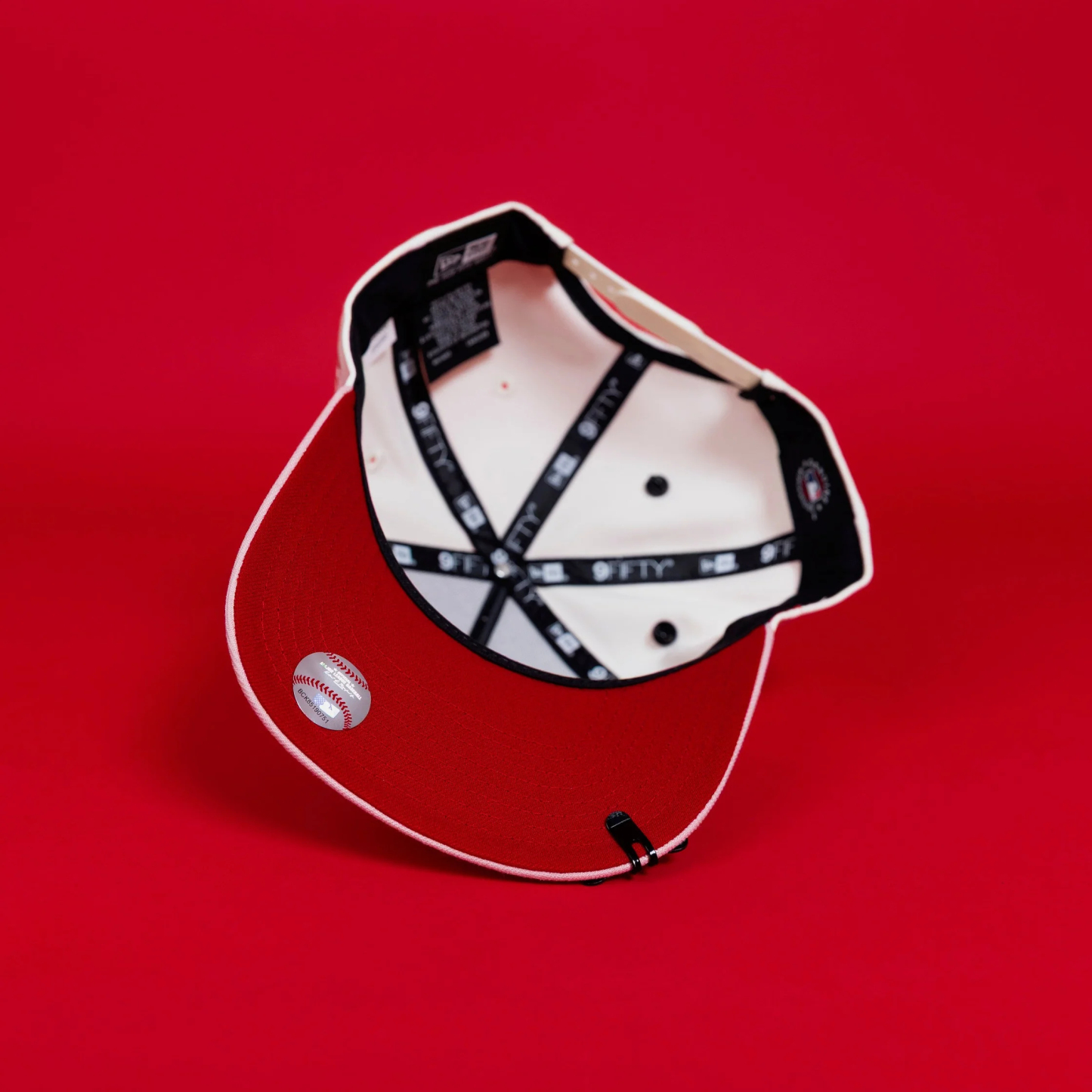NEW ERA EXCLUSIVE 9FIFTY A-FRAME CHROME/ SOFT PINK LOS ANGELES DODGERS SNAPBACK W/ ROSES-Maverick