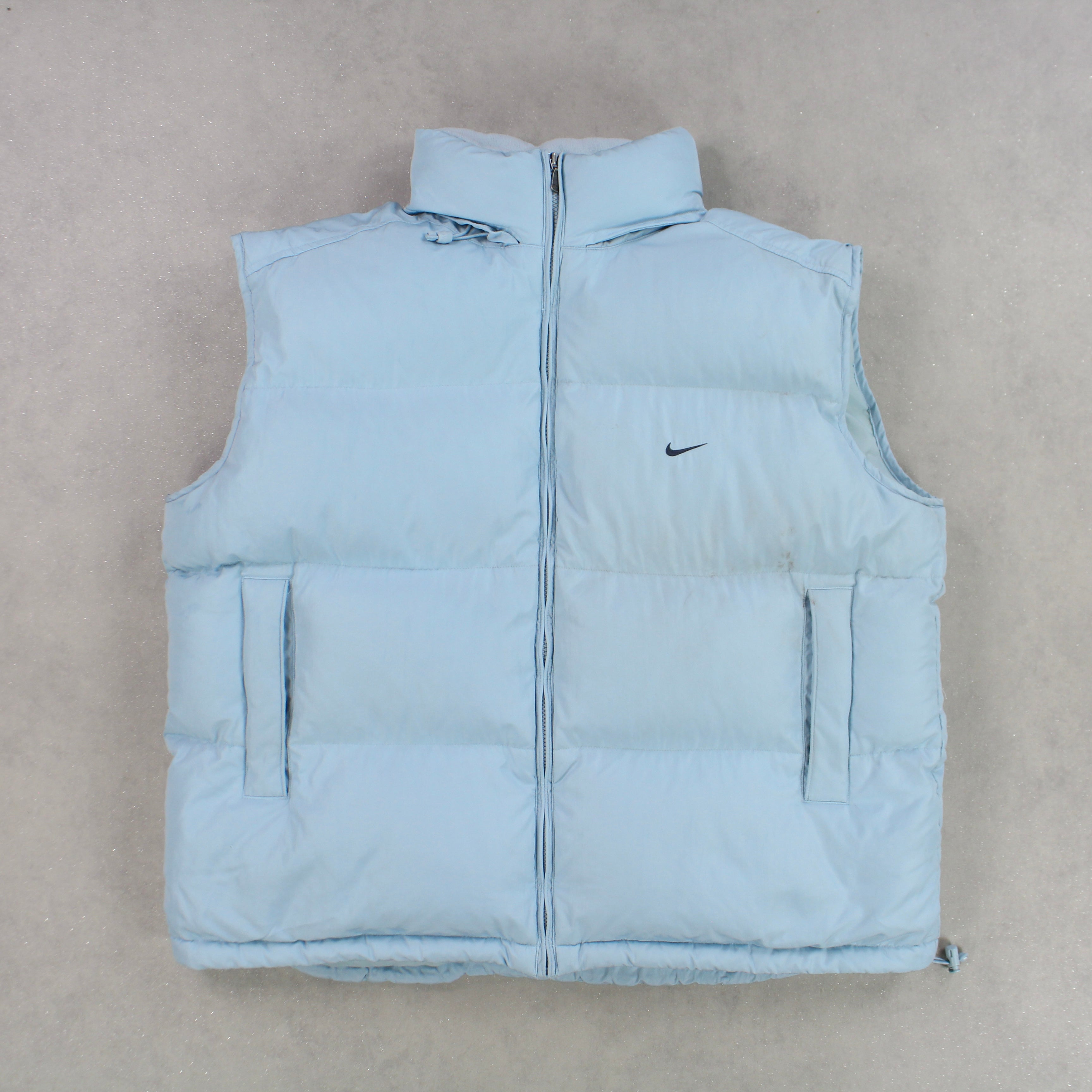 RARE 2000s Puffer Gilet Blue-Maverick