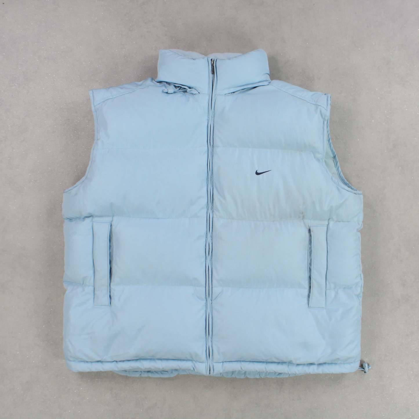 RARE 2000s Puffer Gilet Blue-Maverick
