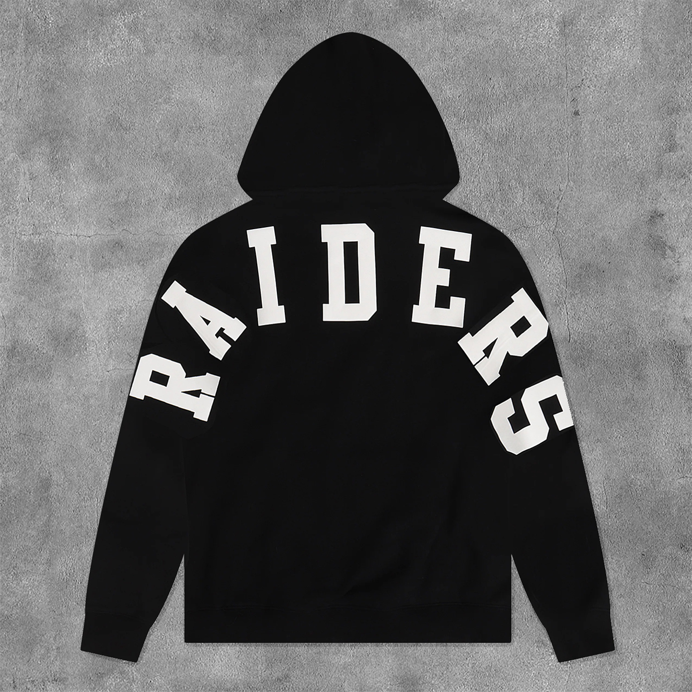 Raiders Print Long Sleeve Hoodies-Maverick