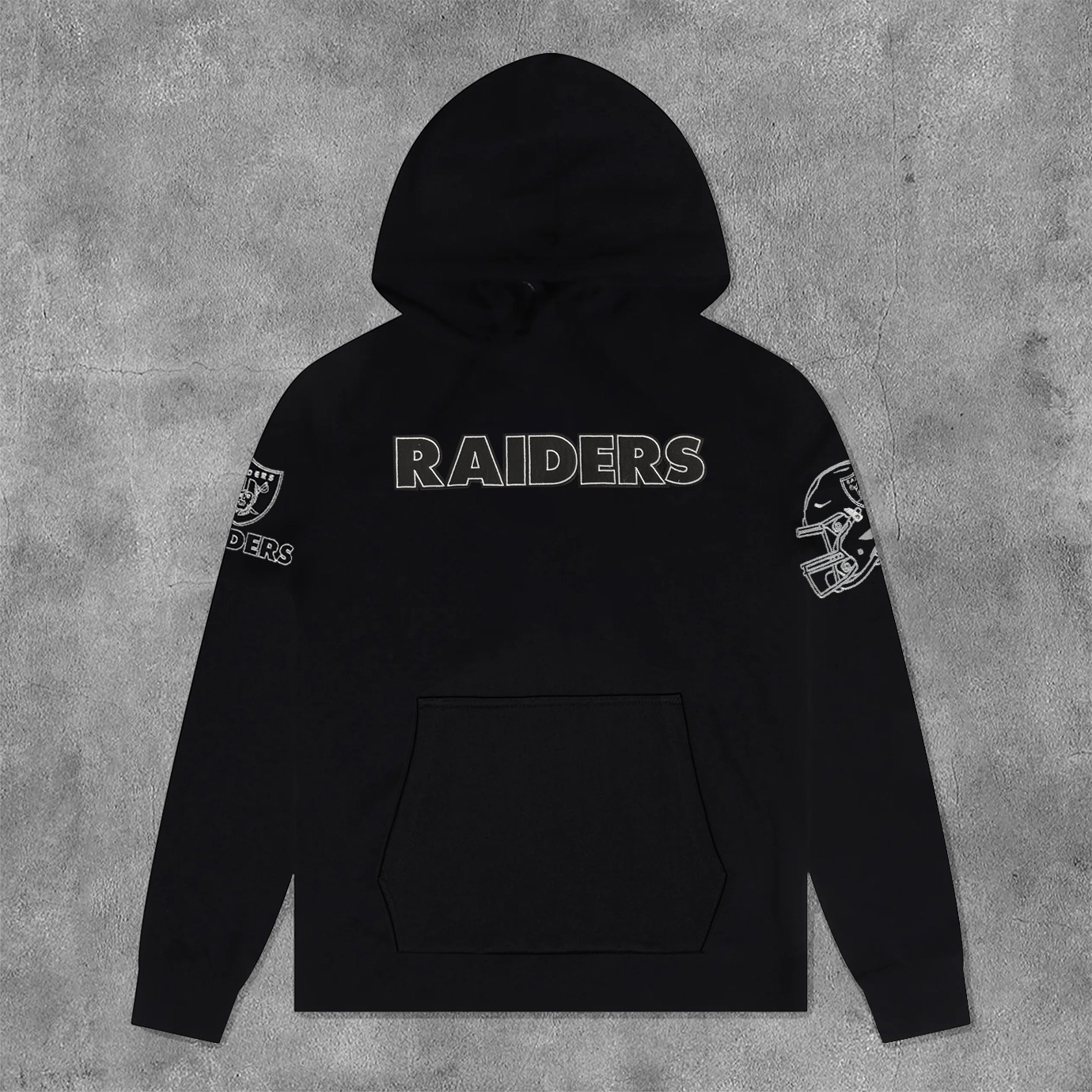 Stylish Raiders Print Long Sleeve Hoodies-Maverick