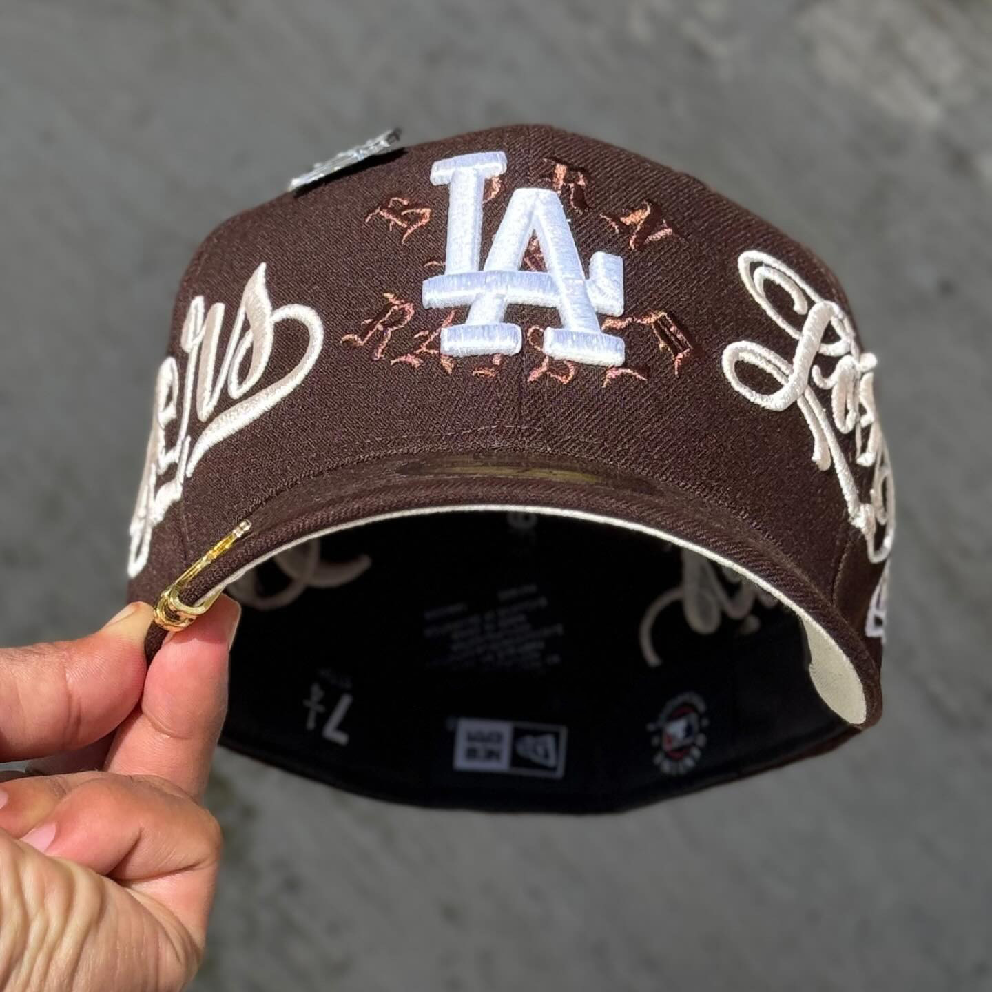 NEW ERA LOS ANGELES DODGERS  “BORN X RAISED” X “MR CARTOON” EMBROIDERED CASUAL BASEBALL CAP-Maverick