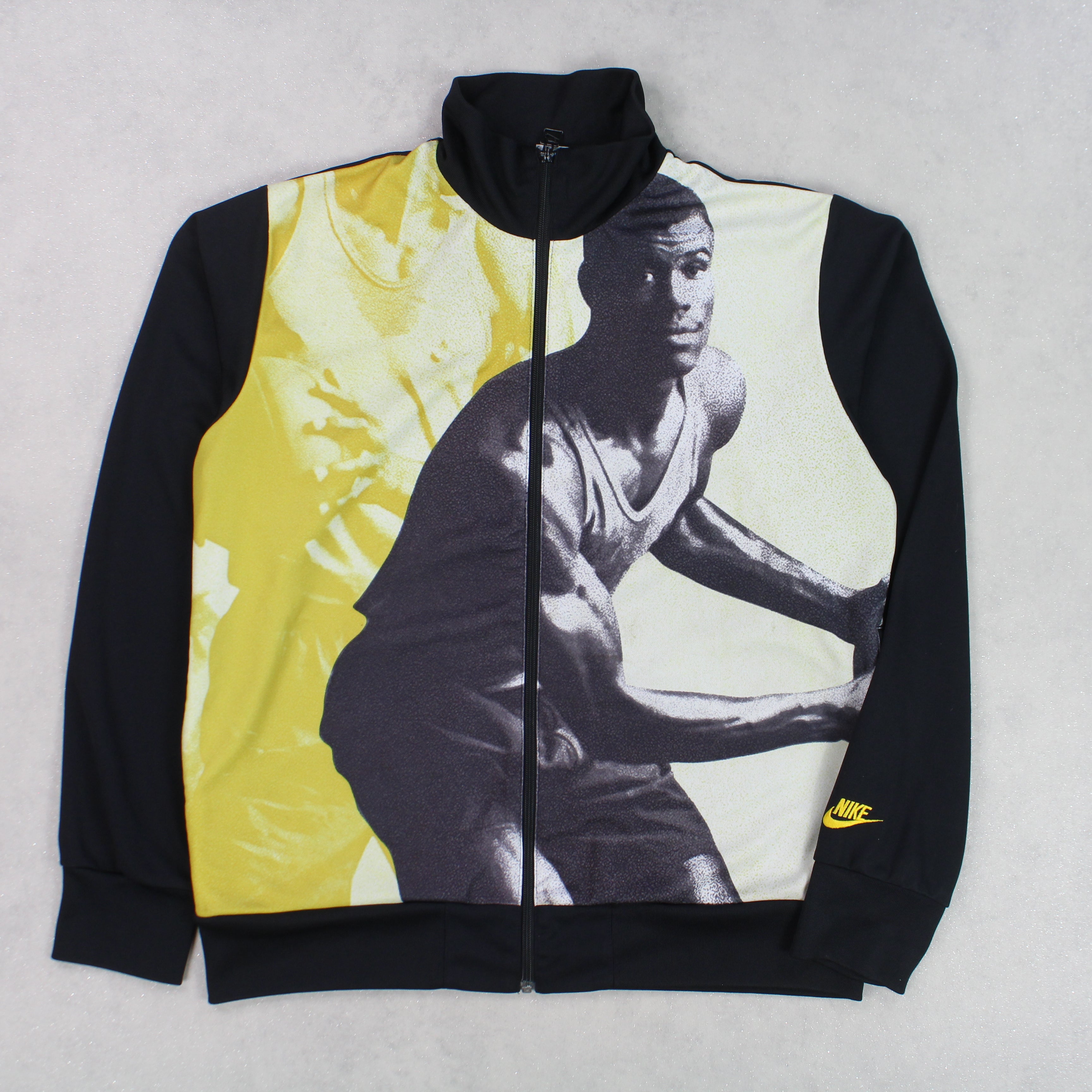 SUPER RARE 00s David Robinson Track Jacket Black-Maverick