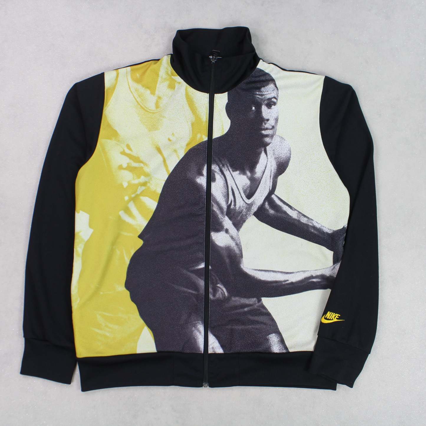 SUPER RARE 00s David Robinson Track Jacket Black-Maverick
