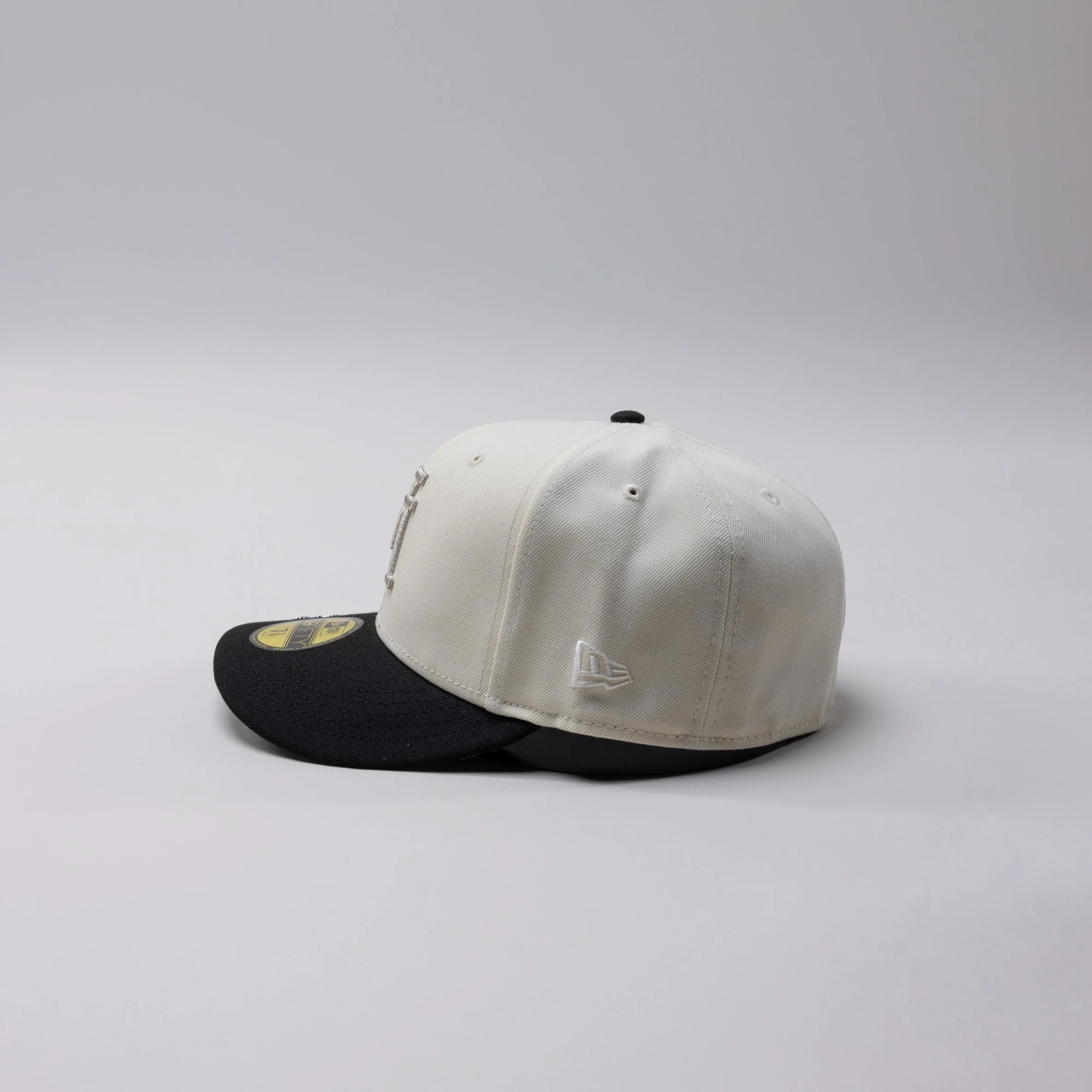NEW ERA EXCLUSIVE 59FIFTY CHROME/ BLACK UPSIDE DOWN LOS ANGELES DODGERS W/ 2020 WORLD SERIES CHAMPIONS SIDE PATCH-Maverick