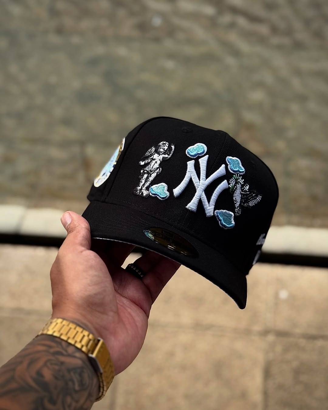 NEW ERA NY YANKEES OF WORLD SERIES EMBROIDERED CASUAL BASEBALL CAP-Maverick
