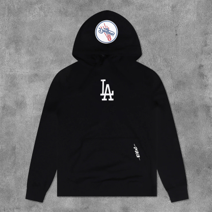 Sports Team Print Long Sleeve Hoodies-Maverick