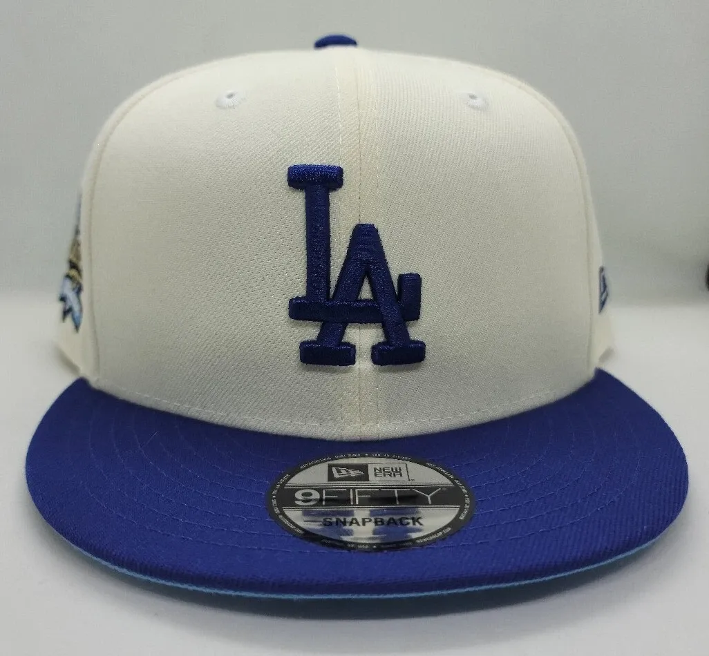 NEW ERA LOS ANGELES DODGERS 100 ANNIVERSARY TWO-TONE EDITION 9FIFTY A- FRAME BASEBALL CAP-Maverick