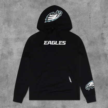 Fashion Philadelphia Print Long Sleeve Hoodies-Maverick