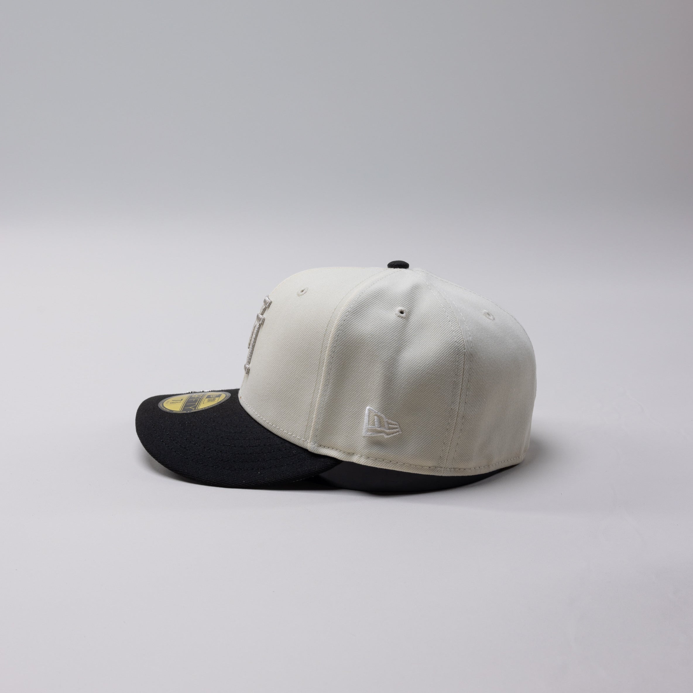 NEW ERA EXCLUSIVE 59FIFTY CHROME/ BLACK UPSIDE DOWN LOS ANGELES DODGERS W/ 2020 WORLD SERIES CHAMPIONS SIDE PATCH-Maverick