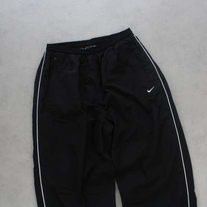 RARE 2000s Baggy Trackpants Black-Maverick