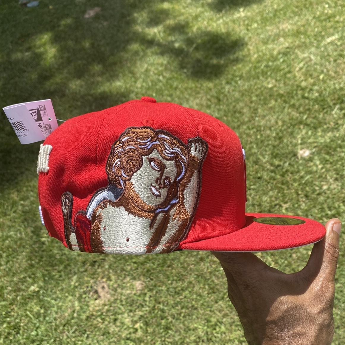 NEW ERA (RED) JON STAN YANKEES EMBROIDERED CASUAL BASEBALL CAP-Maverick