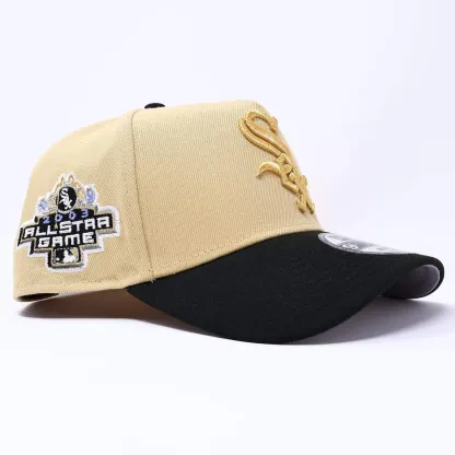 NEW ERA CHICAGO WHITE SOX ALL STAR GAME 2003 VEGAS HEAVY GOLD TWO TONE EDITION 59FIFTY FITTED HAT-Maverick