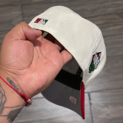 NEW ERA NY YANKEES WORLD SERIES 1999 BEIGE EMBROIDERED CASUAL BASEBALL CAP-Maverick