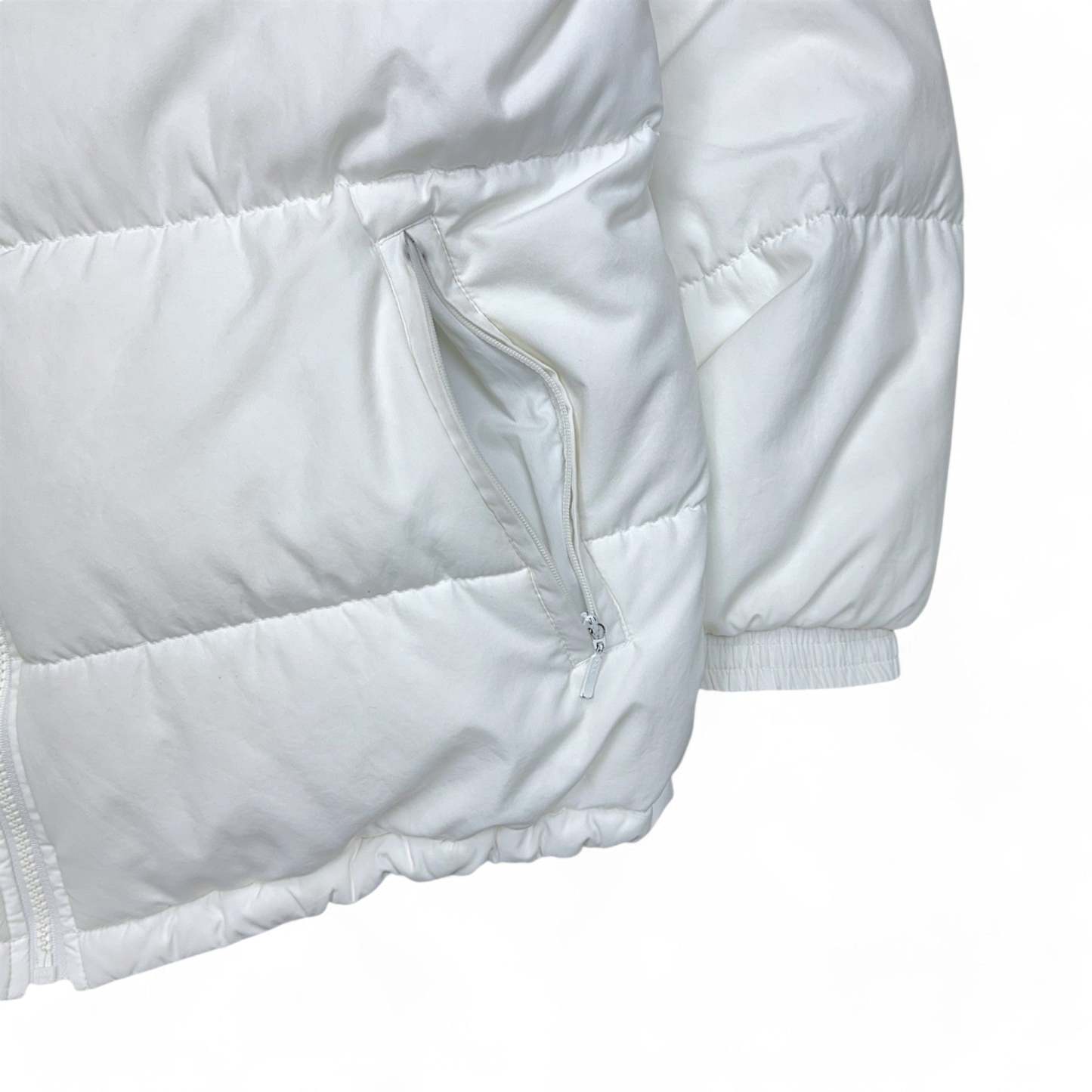Vintage 90s Rare Down Spellout Pufferjacke Wei?-Maverick