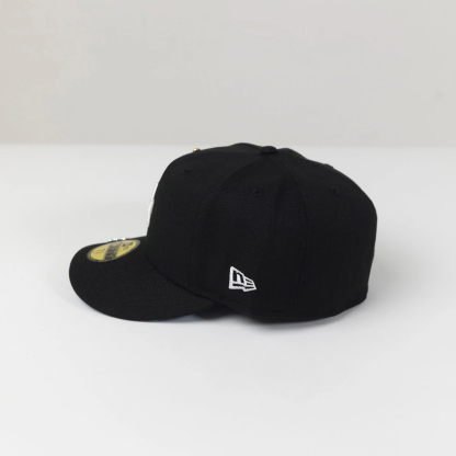 NEW ERA 59FIFTY BLACK LOS ANGELES DODGERS W/ 2024 WORLD SERIES CHAMPIONS SIDE PATCH-Maverick
