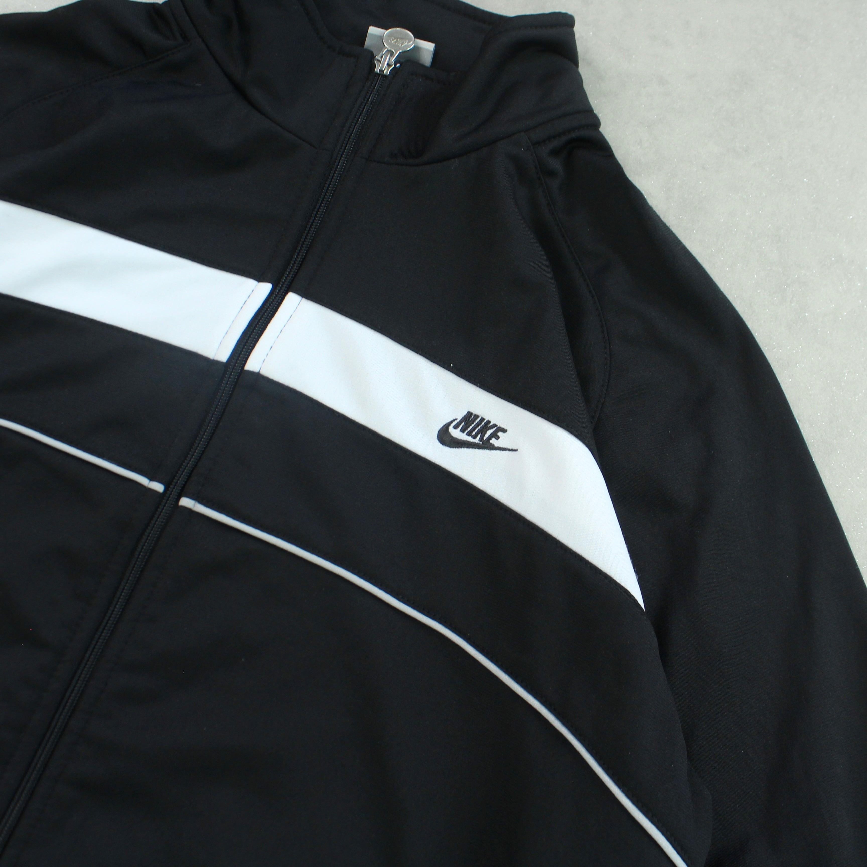 RARE 00s Track Jacket Black-Maverick