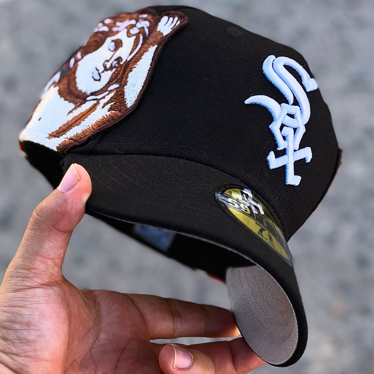 NEW ERA JON STAN FITTED WHITE SOX EMBROIDERED CASUAL BASEBALL CAP-Maverick