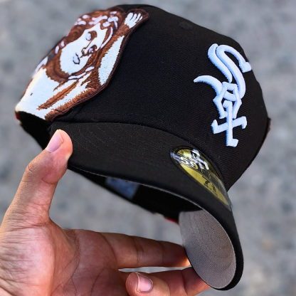 NEW ERA JON STAN FITTED WHITE SOX EMBROIDERED CASUAL BASEBALL CAP-Maverick
