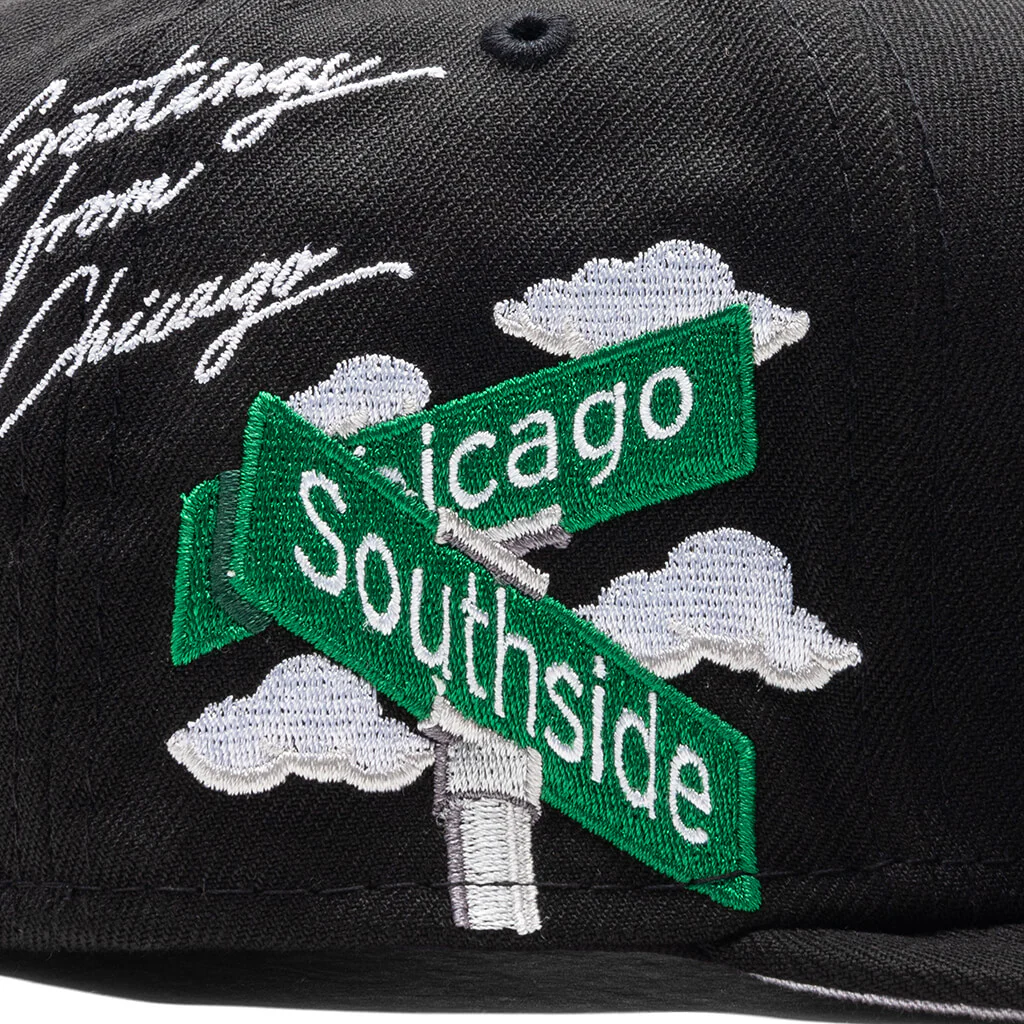 NEW ERA GORRA CERRADA CHICAGO WHITE SOX EMBROIDERED CASUAL BASEBALL CAP-Maverick