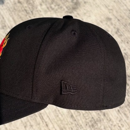 NEW ERA NEW YORK YANKEES WORLD SERIES 1927 BLACK FIRE EDITION EMBROIDERED CASUAL BASEBALL CAP-Maverick