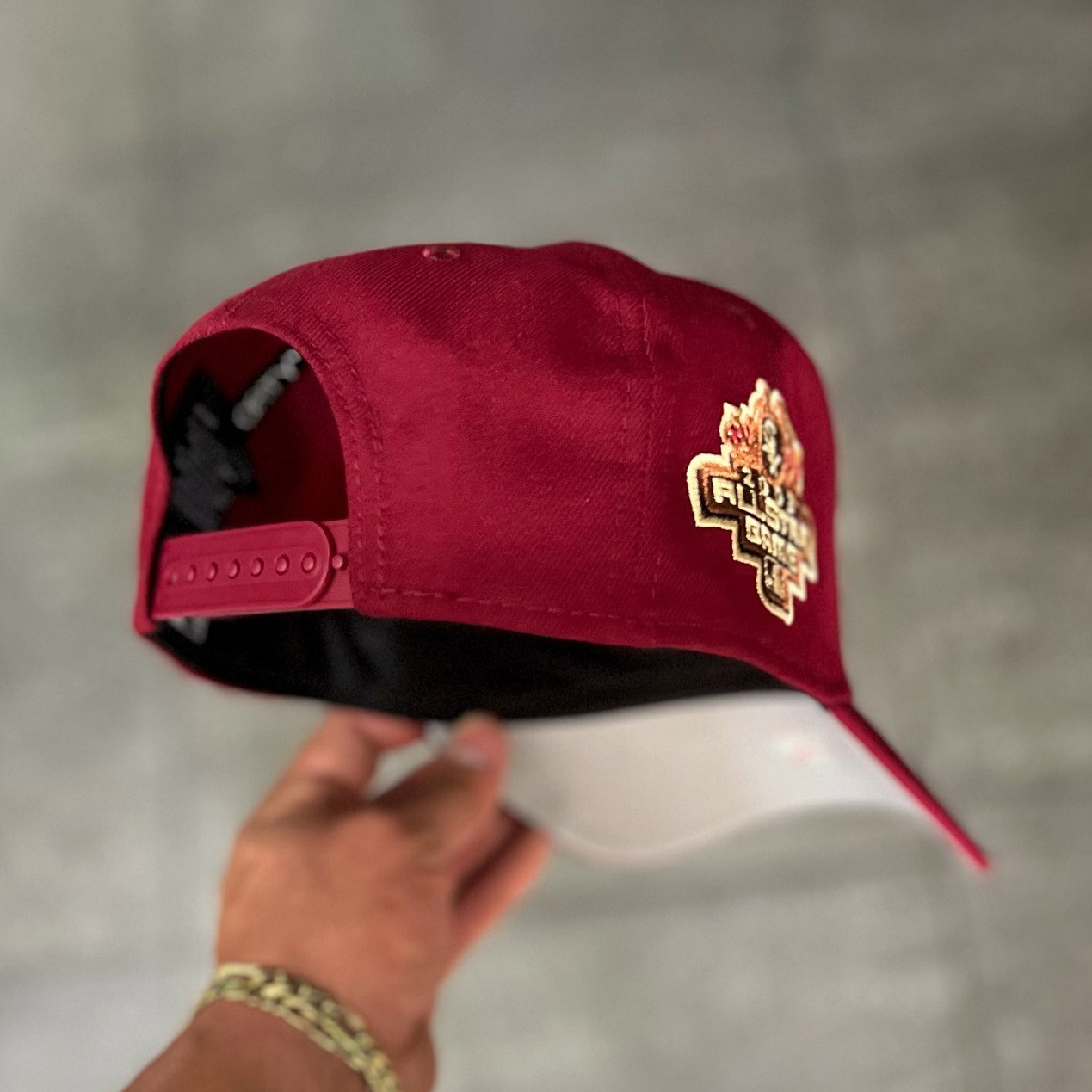 NEW ERA CHICAGO WHITE SOX ALL STAR GAME 2003 WINE RED EMBROIDERED CASUAL BASEBALL CAP-Maverick