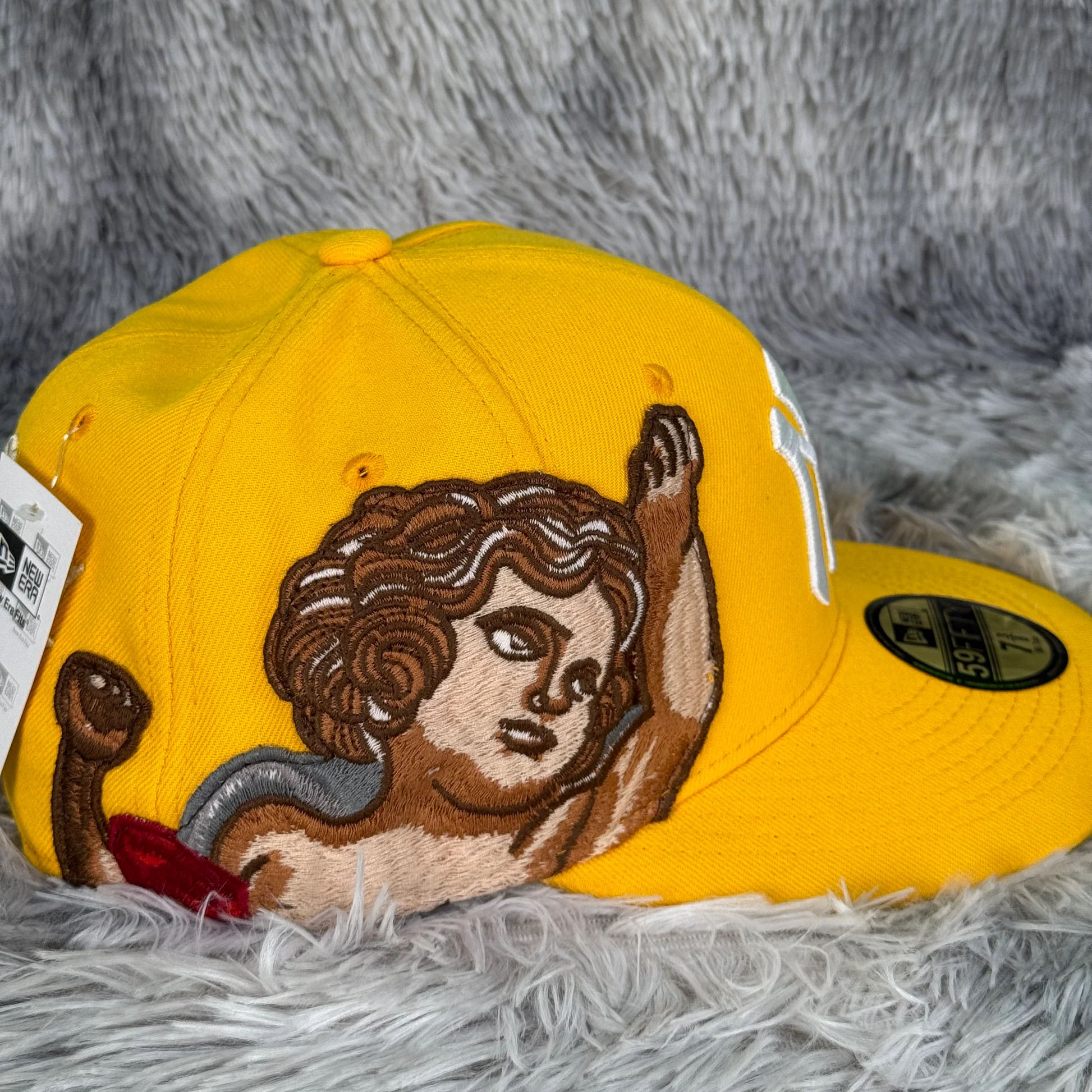 NEW ERA NEW YORK YANKEES JON STAN YELLOW EMBROIDERED CASUAL BASEBALL CAP-Maverick