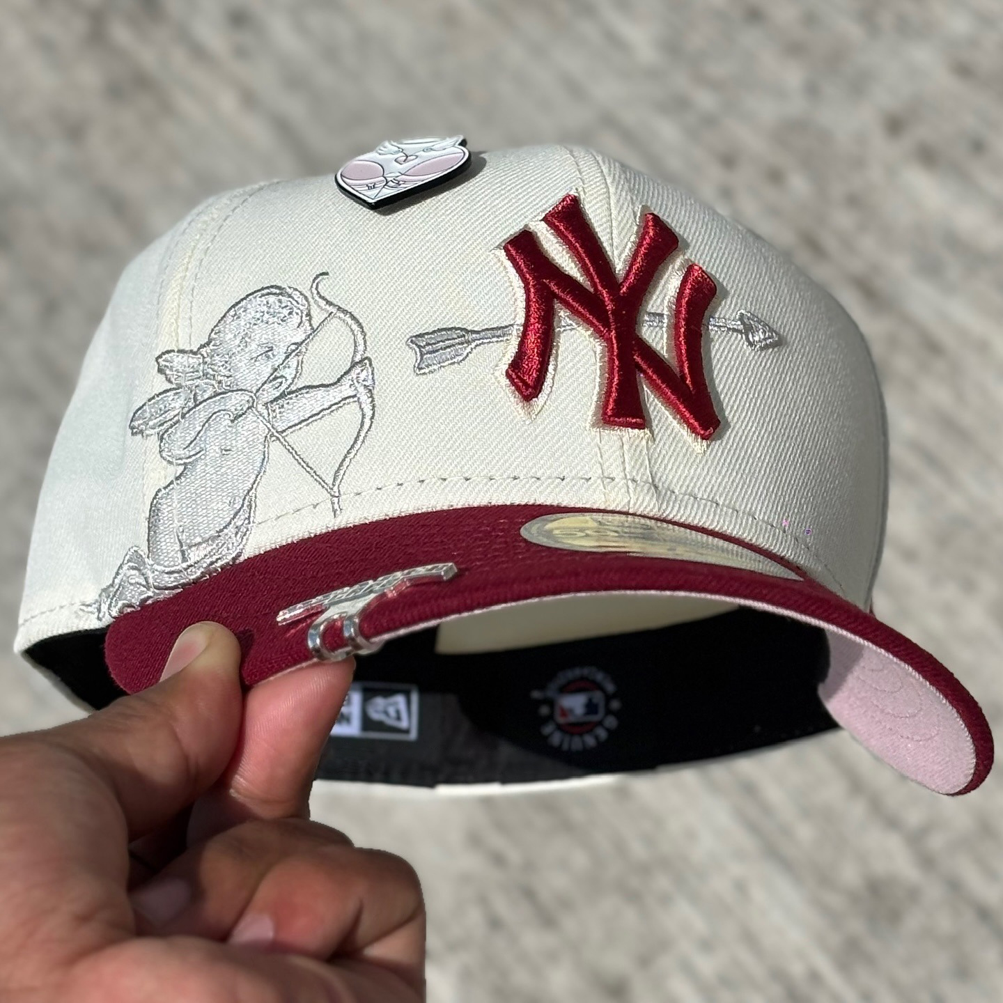 NEW ERA NEW YORK YANKEES CHERUB EMBROIDERED CASUAL BASEBALL CAP-Maverick
