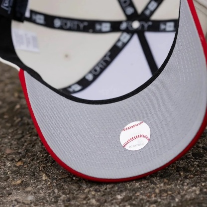 NEW ERA 9FORTY A-FRAME MLB ATLANTA BRAVES 1992 WORLD SERIES BICOLOR/GREY UV BASEBALL CAP-Maverick