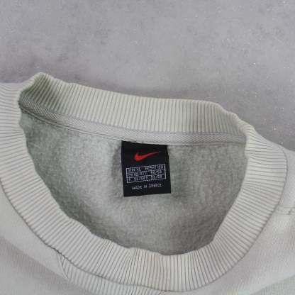 RARE 1990s  Swoosh Sweatshirt Cream-Maverick