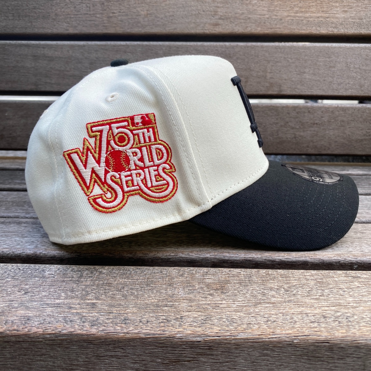 NEW ERA 9FORTY A-FRAME MLB LOS ANGELES DODGERS 75TH WORLD SERIES TWO TONE UV SNAPBACK-Maverick