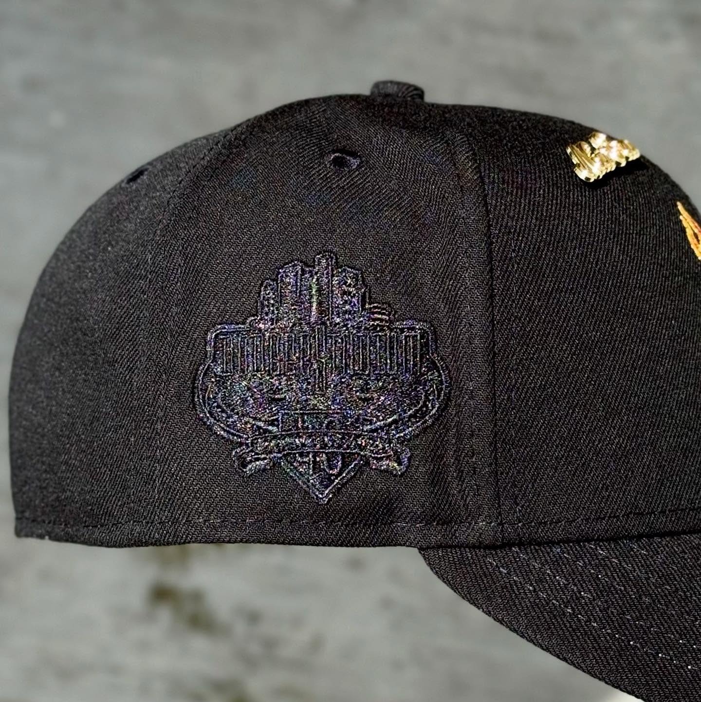 NEW ERA LOS ANGELES DODGERS 40TH STADIUM ANNIVERSARY BLACKOUT RED FIRE EMBROIDERED CASUAL BASEBALL CAP-Maverick