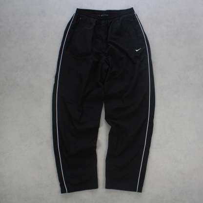 RARE 2000s Baggy Trackpants Black-Maverick