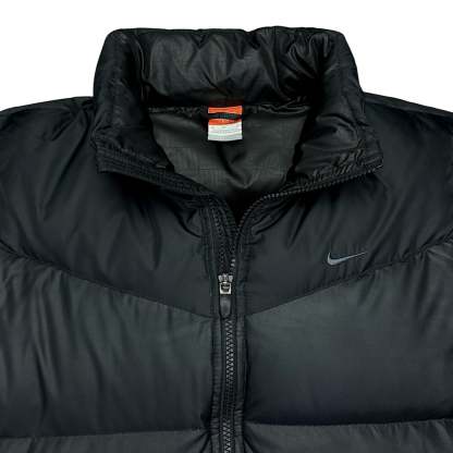 Vintage Puffer Daunenjacke Schwarz-Maverick