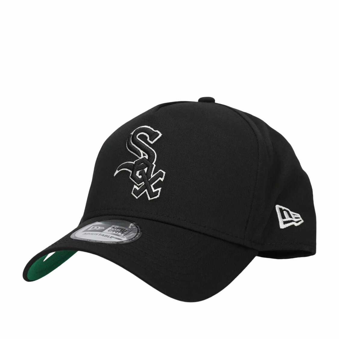 NEW ERA 9FORTY A MLB CHICAGO WHITE SOX. BLACK EDITION BASEBALL CAP-Maverick