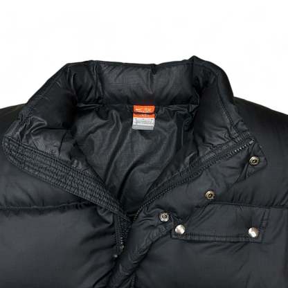Vintage Puffer Daunenjacke Schwarz