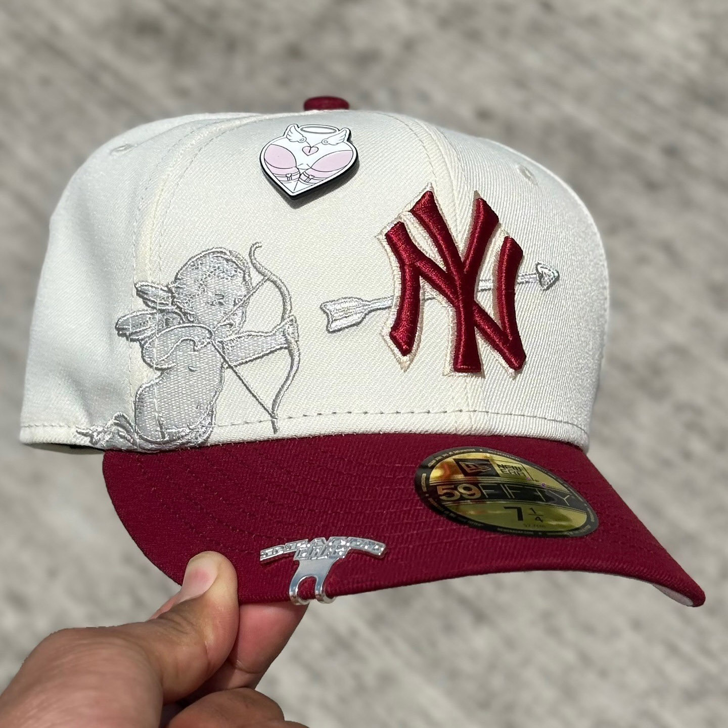 NEW ERA NEW YORK YANKEES CHERUB EMBROIDERED CASUAL BASEBALL CAP-Maverick