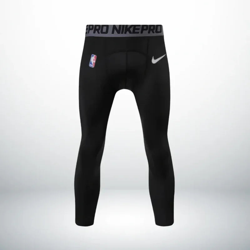Elite Pro Black Compression Tights-Maverick