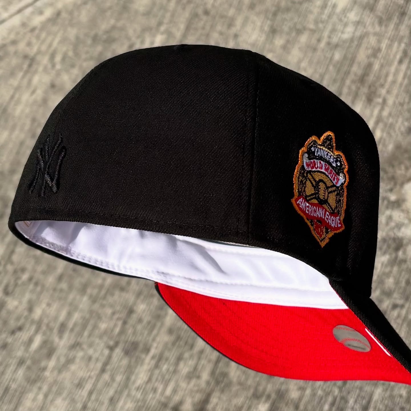 NEW ERA NEW YORK YANKEES WORLD SERIES 1927 BLACK FIRE EDITION EMBROIDERED CASUAL BASEBALL CAP-Maverick