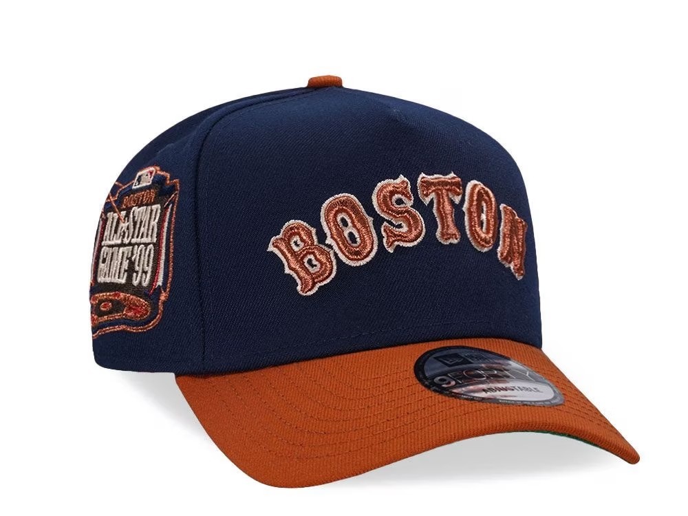NEW ERA BOSTON RED SOX ALL STAR GAME 1999 COPPER TWO TONE 9FORTY A FRAME SNAPBACK HAT-Maverick