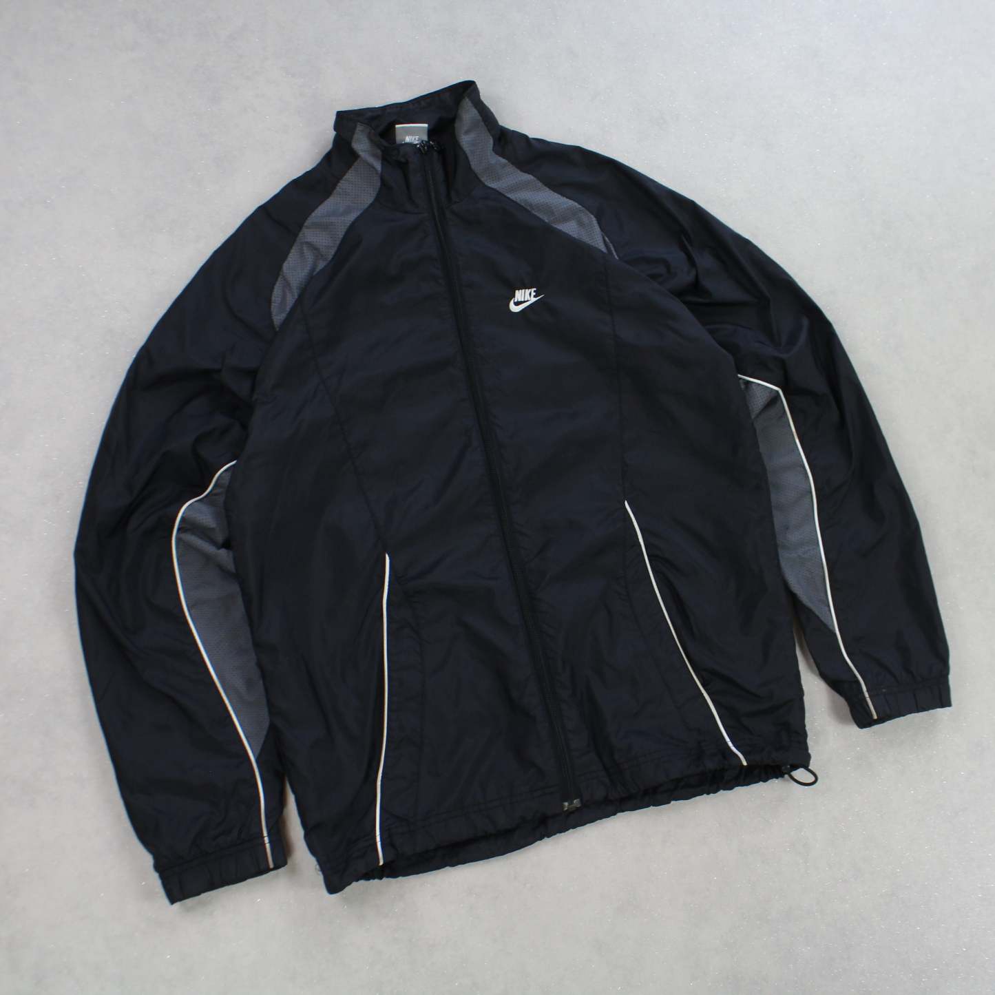 RARE 00s Track Jacket Black-Maverick