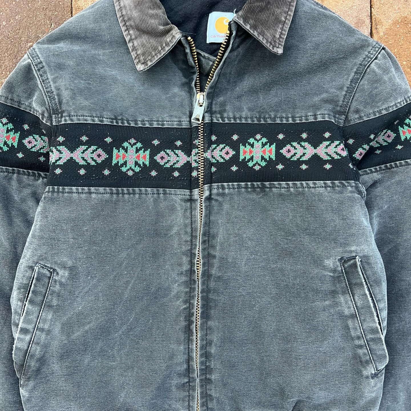 Aztec vintage patchwork work jacket-Maverick