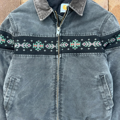 Aztec vintage patchwork work jacket-Maverick