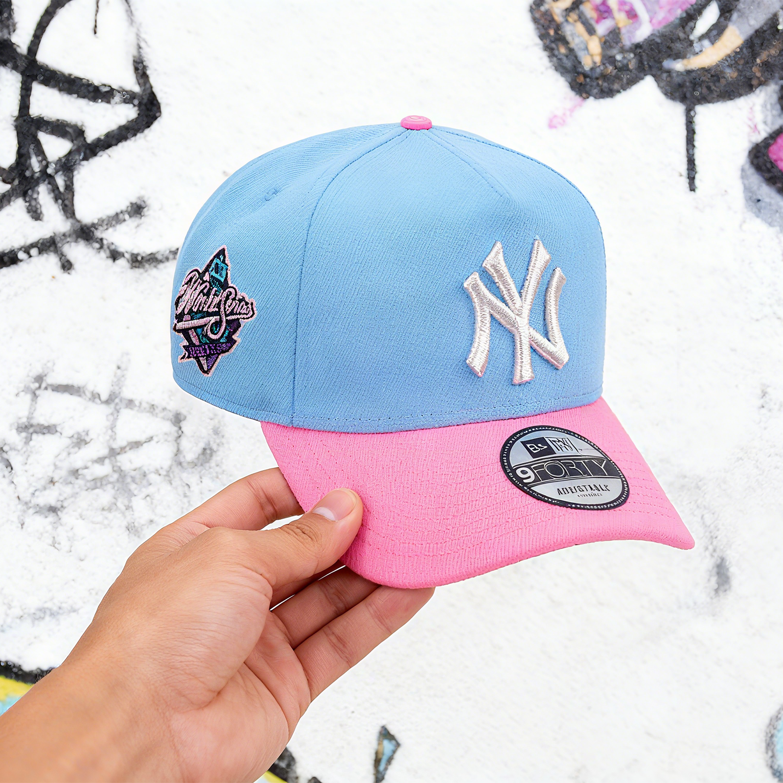 NEW ERA NEW YORK YANKEES WORLD SERIES 1998 BX EDITION 9FORTY A FRAME SNAPBACK HAT-Maverick