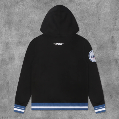 Fashion Icon Letter Print Long Sleeve Hoodies-Maverick