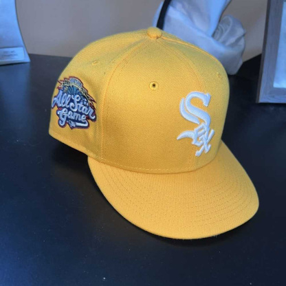 NEW ERA 9FORTY A MLB CHICAGO WHITE SOX. GOLDEN BASEBALL CAP-Maverick