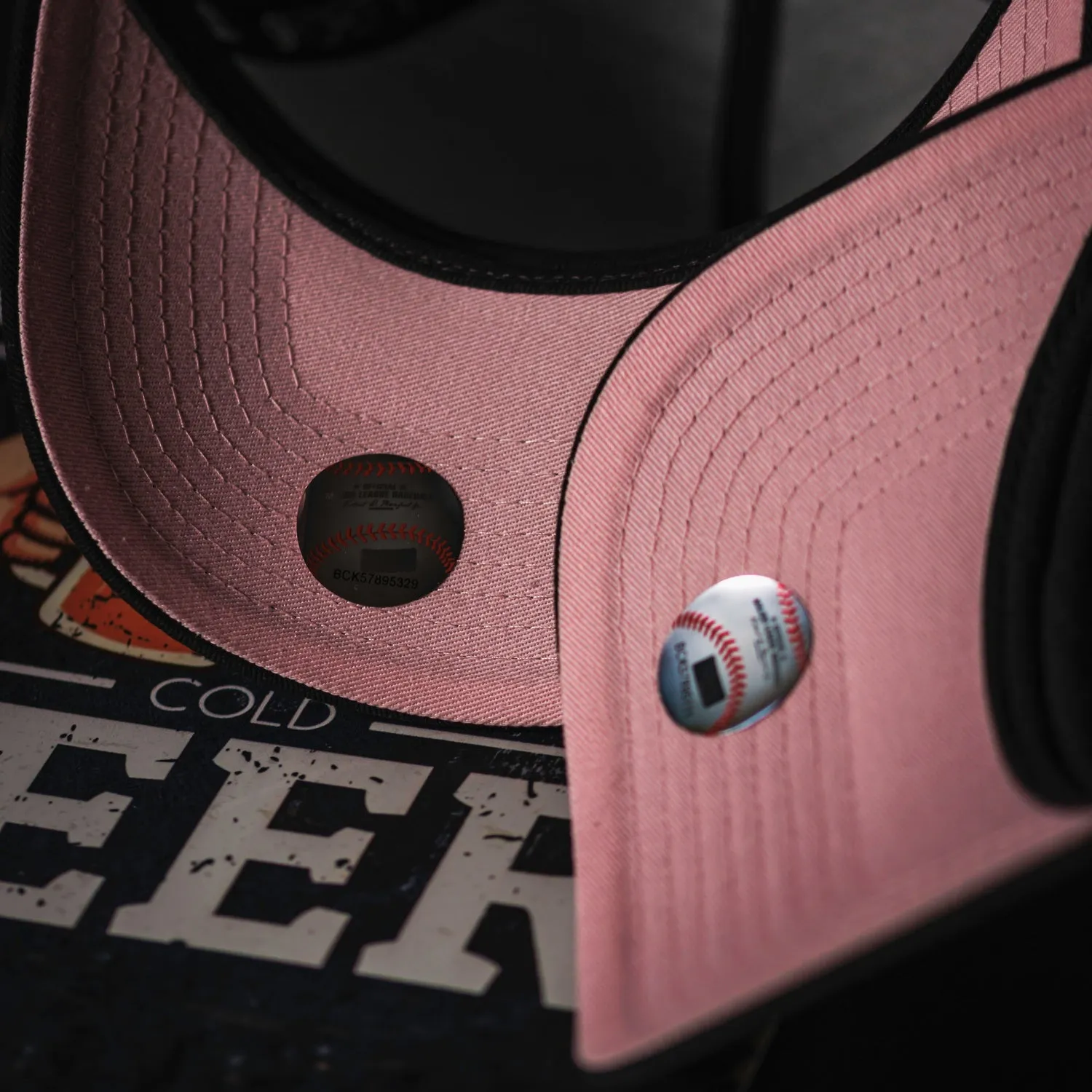 NEW ERA 9FORTY A-FRAME LOS ANGELES DODGERS 60TH ANNIVERSARY TWO TONE / PINK UV SNAPBACK CAP-Maverick