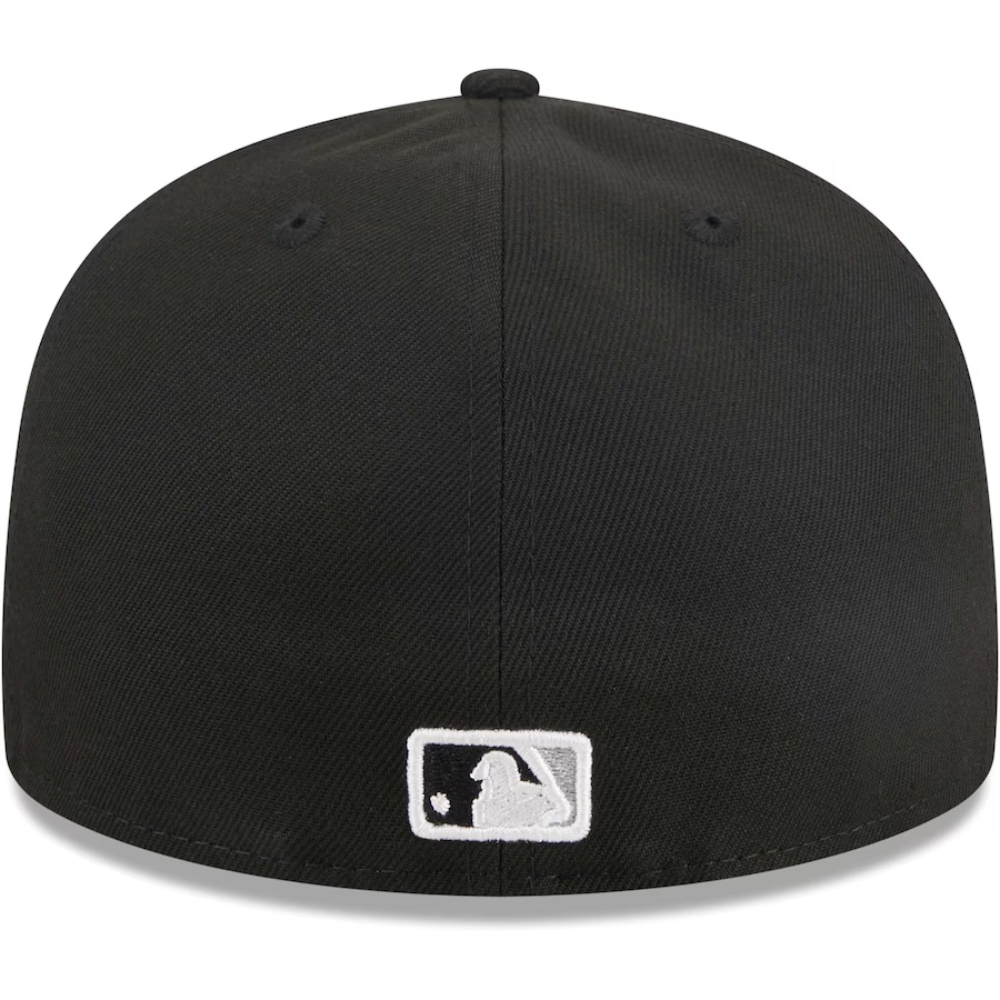 NEW ERA CHICAGO CHICAGO WHITE SOX BLACK NEON EMBROIDERED CASUAL BASEBALL CAP-Maverick